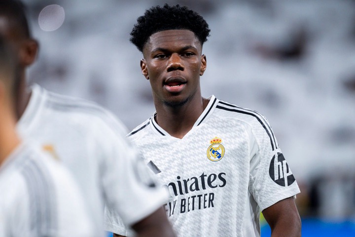 Aurelien Tchouameni of Real Madrid CF is seen during the La Liga EA Sports 2024/25 football match between Real Madrid CF and FC Barcelona at Estadi...