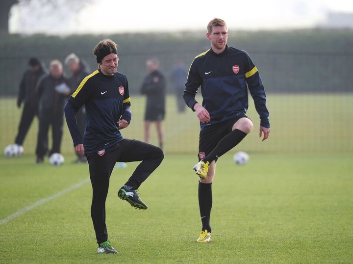 Arsenal Training Session & Press Conference