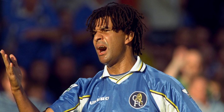 Ruud Gullit complaining.