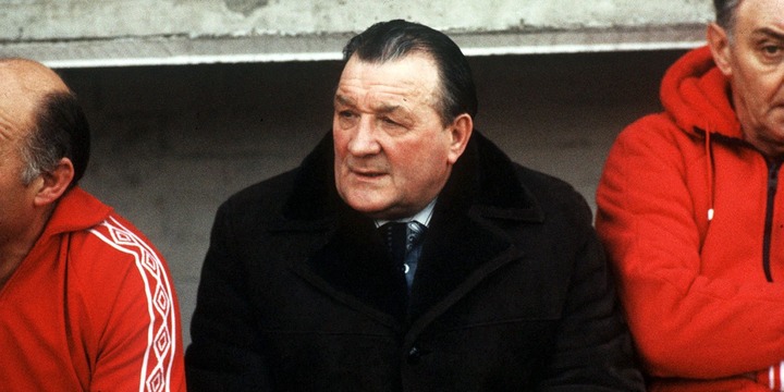 Bob Paisley reacts.