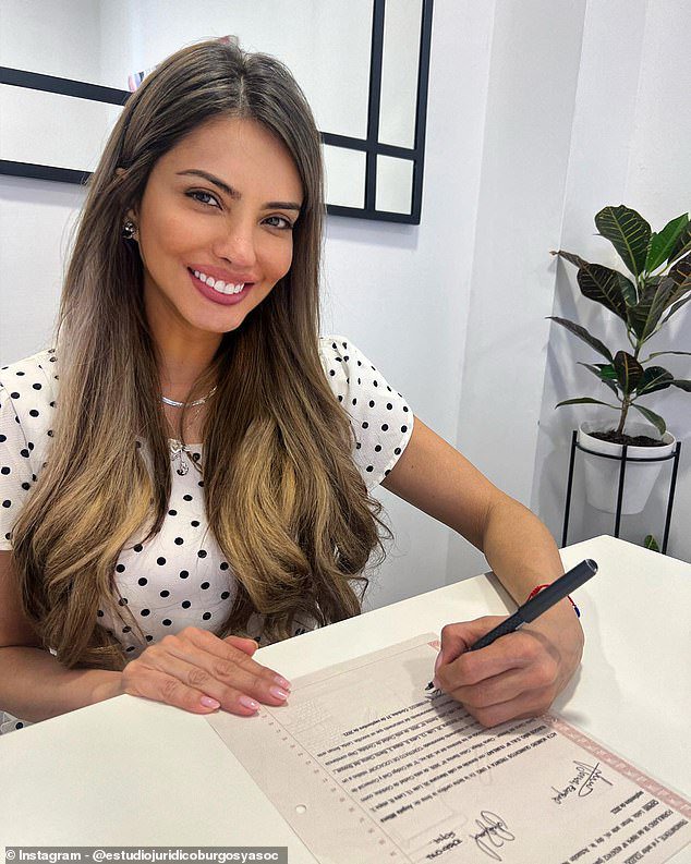 Burgos runs a law firm in her native Colombia and called Icardi an 'attractive man'