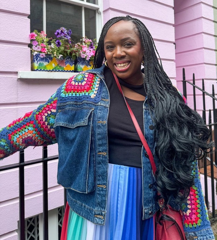 Confident woman in her thirties, Kristabel Plummer, smiling at the camera, sharing her experiences of dating and not rushing to find 'The One'