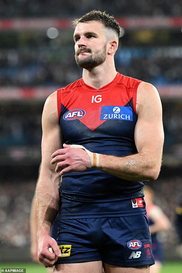 Melbourne Demons defender Joel Smith (pictured) is reportedly set to be banned for four years over alleged cocaine use and trafficking