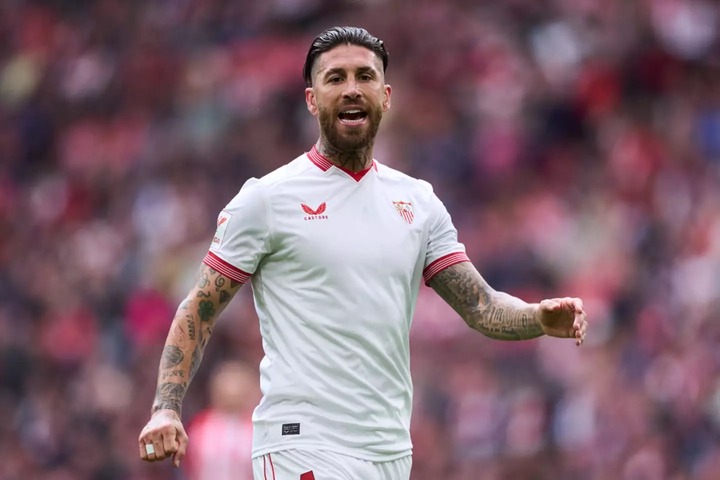 Sergio Ramos' Sevilla contract expired at the end of the 2023-24 season (Credit:Getty)