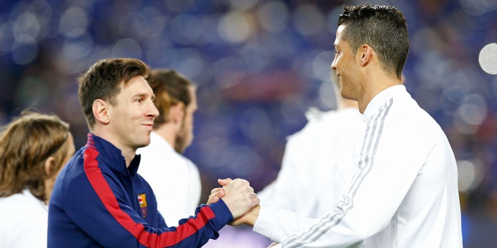 Lionel Messi and Cristiano Ronaldo