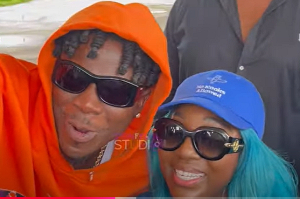 Ghanaian musician Stonebwoy and Jamaican dancehall singer Spice