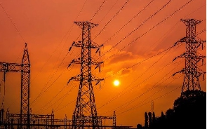 File photo of power transmission lines