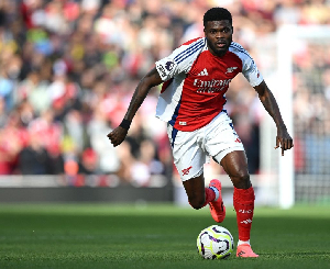 Arsenal midfielder Thomas Partey