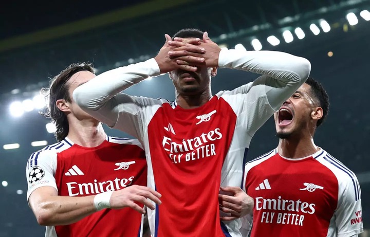 Gabriel copied Viktor Gyökeres' celebration (Credit:Getty)