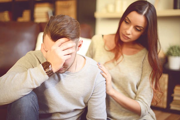 200+ Beautiful Woman Comforting Sad Man Stock Photos, Pictures &  Royalty-Free Images - iStock