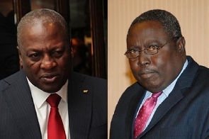 President John Dramani Mahama and former Special Prosecutor Martin Amidu