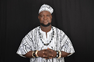 Traditional musician, Michael Adangba