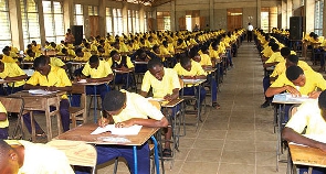 Photo of students writing exams