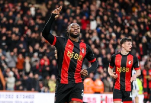 Bournemouth forward Antoine Semenyo