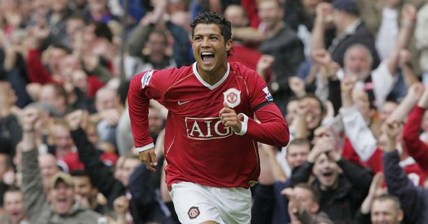 Ronaldo became a superstar at Manchester United