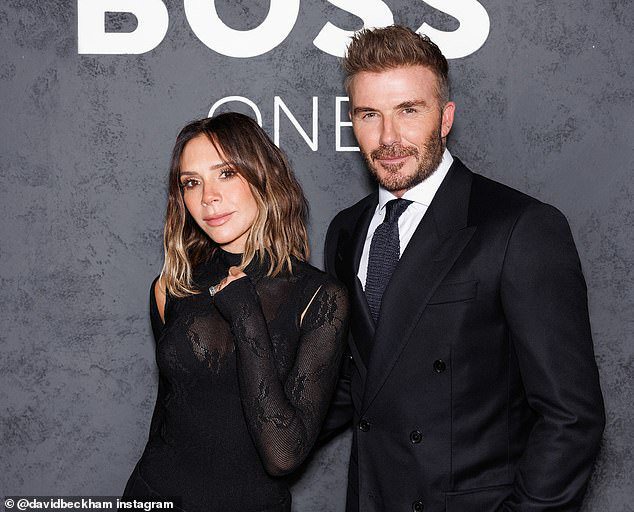 Beckham was enjoying some time in the country but didn't appear to be with wife Victoria