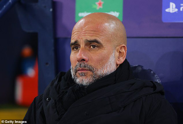 Pep Guardiola admitted the defeat was 'difficult to accept' after his side went in front twice