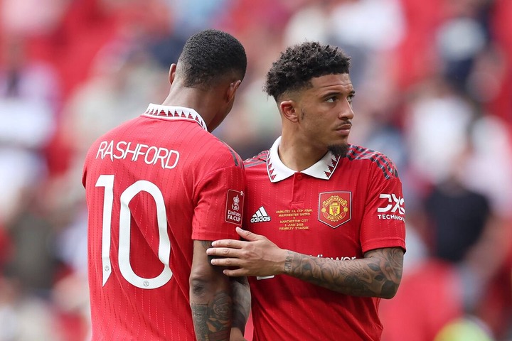 Marcus Rashford and Jadon Sancho