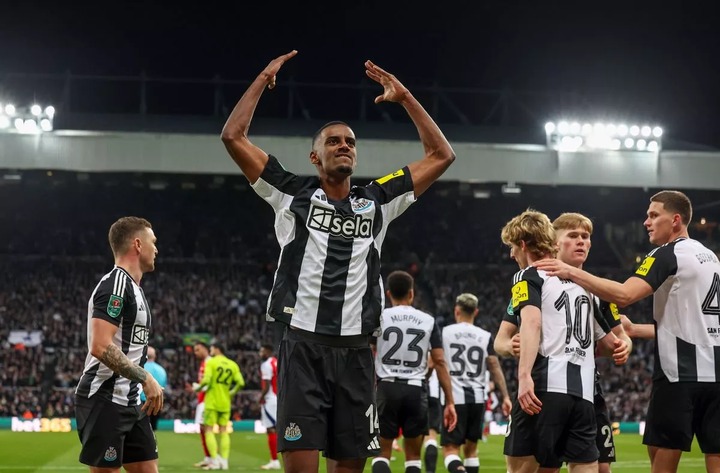 Alexander Isak is spearheading Newcastle's European drive