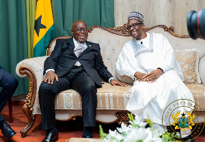 Speaker of Parliament Alban Bagbin and former President Nana Addo Dankwa Akufo-Addo