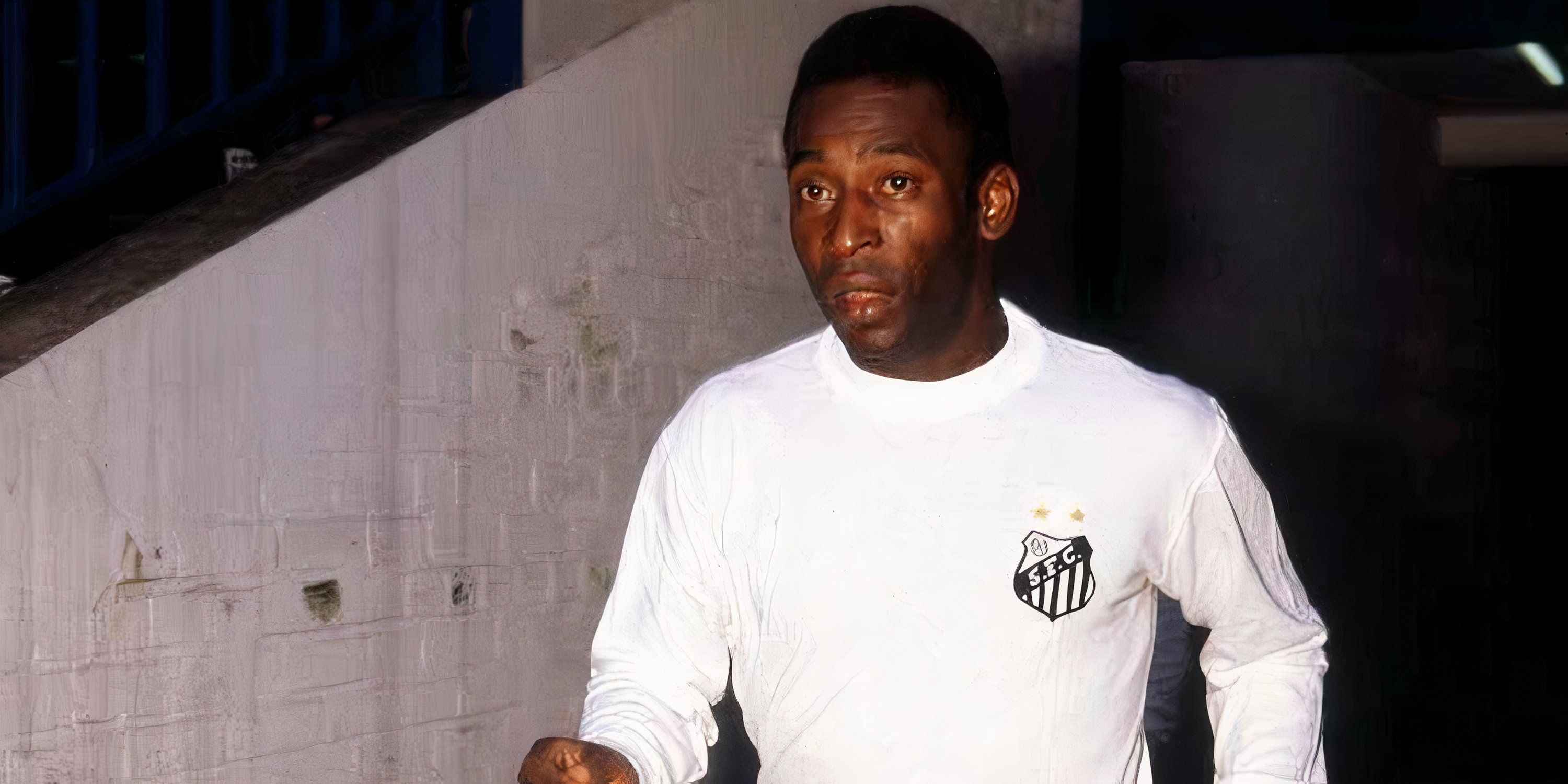 A photo of Pele at Santos.