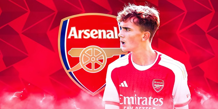 Max Dowman with an Arsenal background