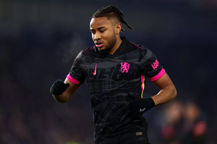 BRIGHTON, ENGLAND - FEBRUARY 8: Christopher Nkunku of Chelsea during the Emirates FA Cup Fourth Round match between Brighton & Hove Albion and Chelsea at Amex Stadium on February 8, 2025 in Brighton, England. (Photo by Shaun Brooks - CameraSport via Getty Images)