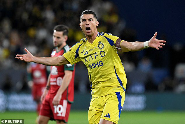 Cristiano Ronaldo was furious after Jhon Duran was controversially sent off for Al-Nassr