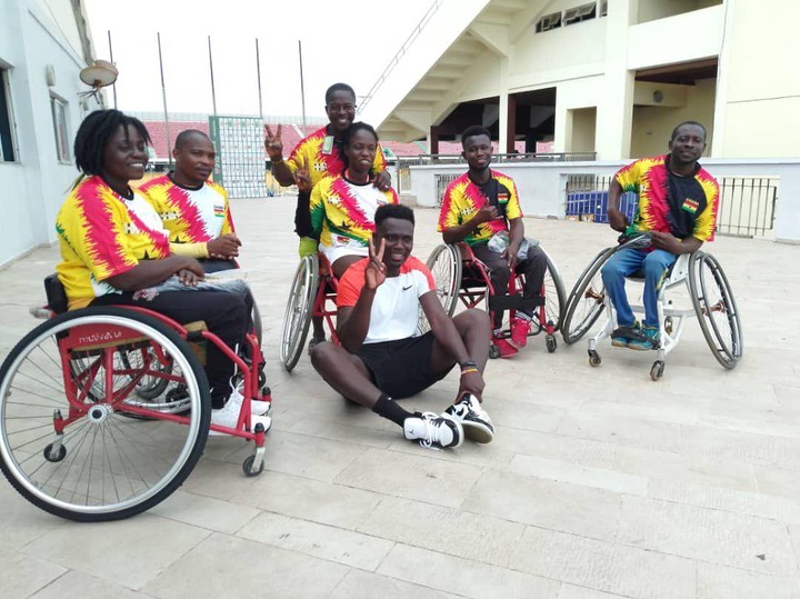 Ghana Wheelchair Tennis team