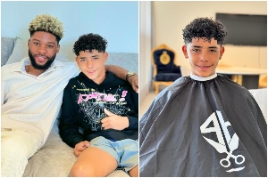 Legacy The Barber spending time with Cristiano Jr