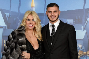 Icardi with his ex-wife Wanda Nara