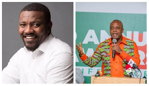 John Dumelo, MP for Ayawaso West and Thomas Nyarko Ampem, MP for Asuogyaman