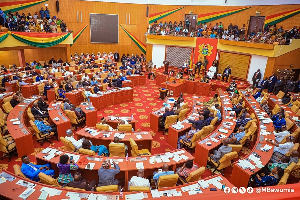 File photo of Ghana's Parliament House