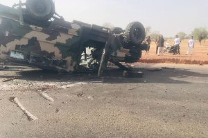 The accident claimed the life of a soldier, while four others are injured