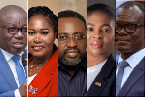 Some of the members of the new governing board of the Bank of Ghana