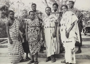 The late professor Atta Mills and his classmates