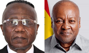 John Kwakye [L] has cautioned President Mahama [R] over betting tax