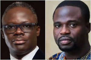 Samson Lardy Anyenini (L) would be defending Manasseh Azure Awuni (R) in the SML suit