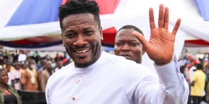 Legendary Ghanaian striker Asamoah Gyan