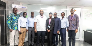 Acting Chief Executive of the VRA, Ing. Edward Ekow Obeng-Kenzo with a delegation from SOVRAE