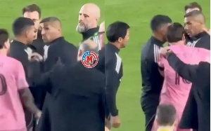 Messi captured in a scuffle after Inter Miami game