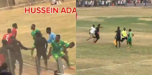 Images from the brawl at the Nana Konamansah Park