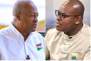 President Mahama and Richard Ahiagbah