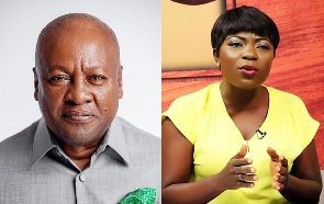 President John Mahama and Vim Lady