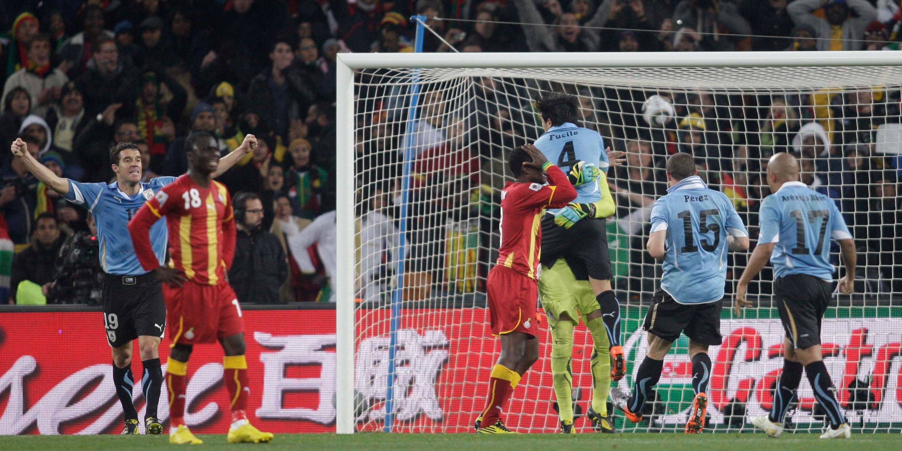 Asamoah Gyan Uruguay 2010