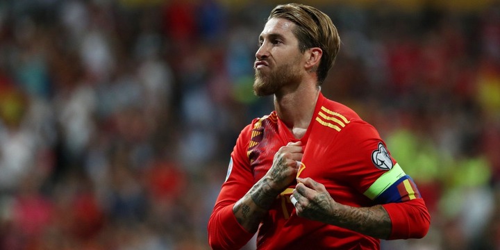 Spain's Sergio Ramos