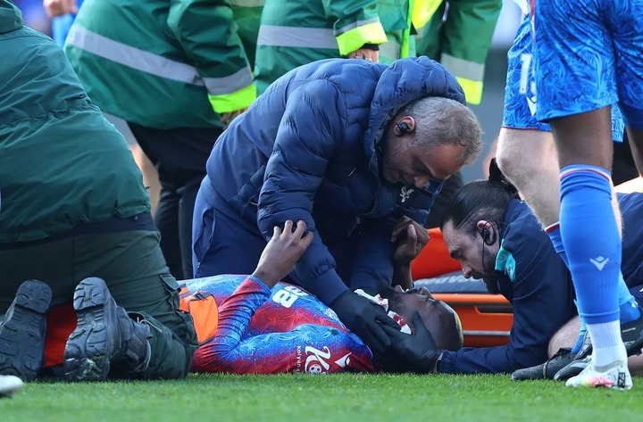 Mateta was injured against Millwall