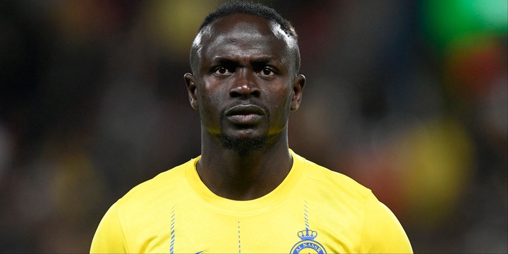 Al-Nassr winger Sadio Mane in action