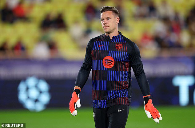 Ter Stegen had claimed he had moved out due to renovations to the couple's mansion