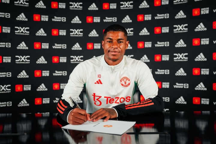 Marcus Rashford signed a bumper new contract in 2023.